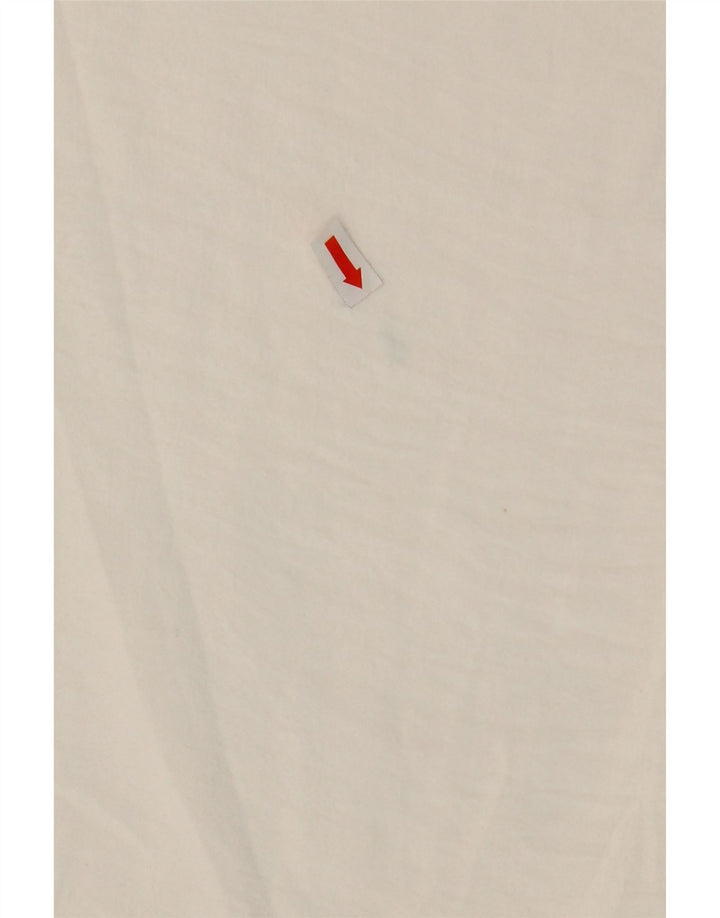 Pantaloni chino larghi da donna Zara medi W28 L25 poliestere bianco