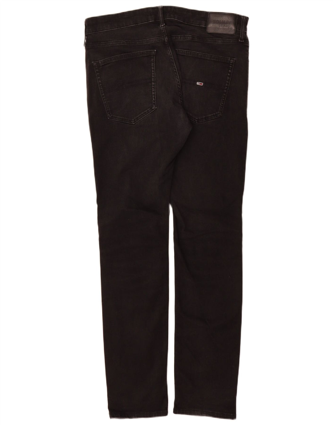 Jeans slim da uomo Tommy Hilfiger W36 L34 cotone nero