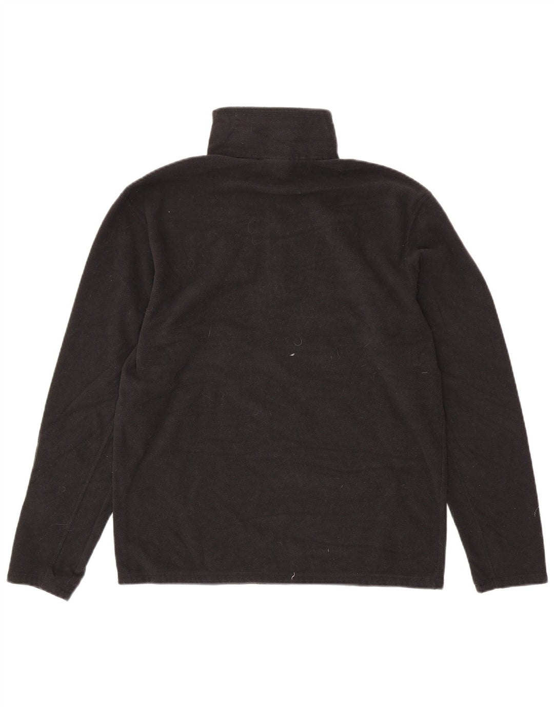 THE NORTH FACE Maglione in pile da uomo con zip e collo medio poliestere nero
