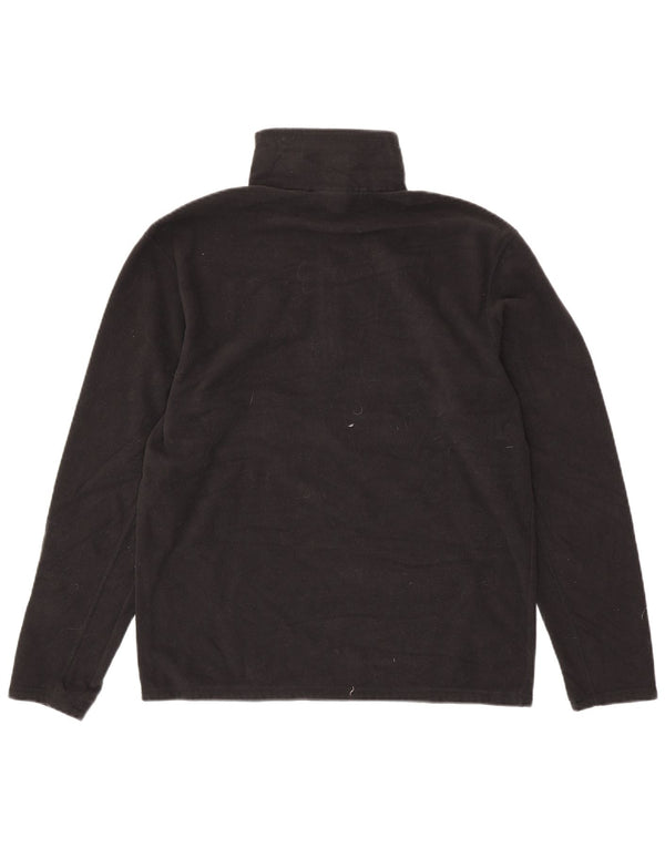 THE NORTH FACE Maglione in pile da uomo con zip e collo medio poliestere nero
