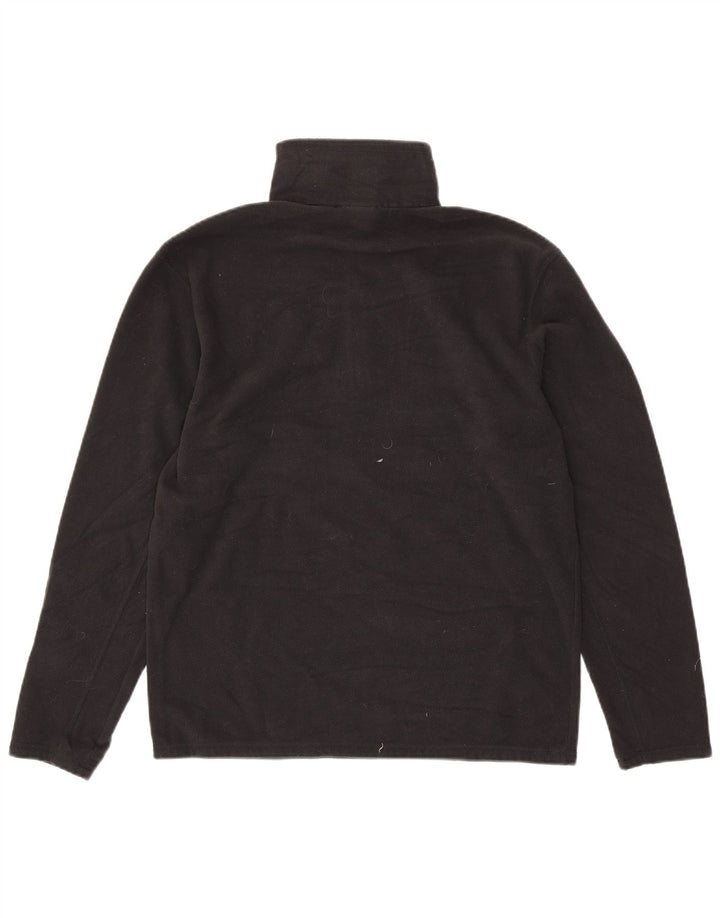 THE NORTH FACE Maglione in pile da uomo con zip e collo medio poliestere nero