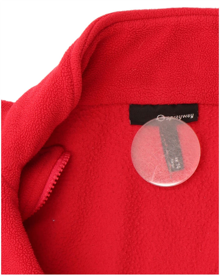 Giacca in pile da donna SPRAYWAY UK 14 Large Rosso Poliestere