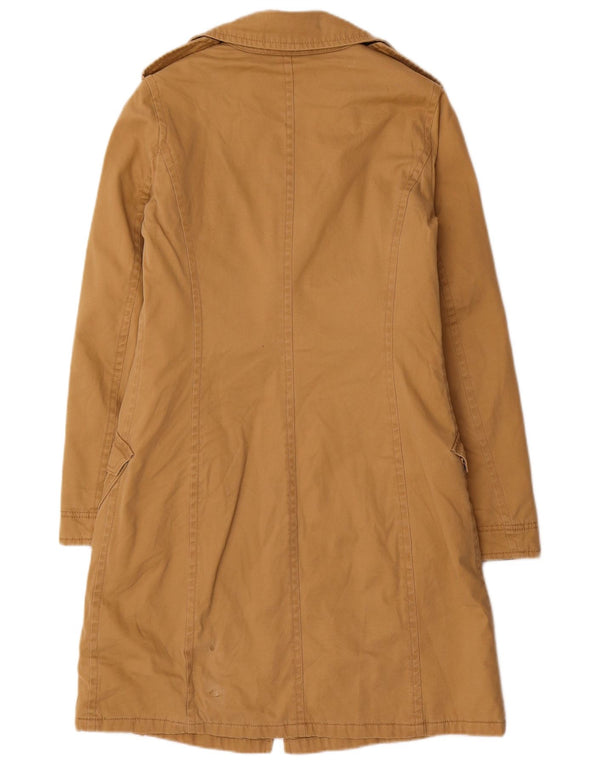 Trench da donna Benetton UK 8 piccolo in cotone beige
