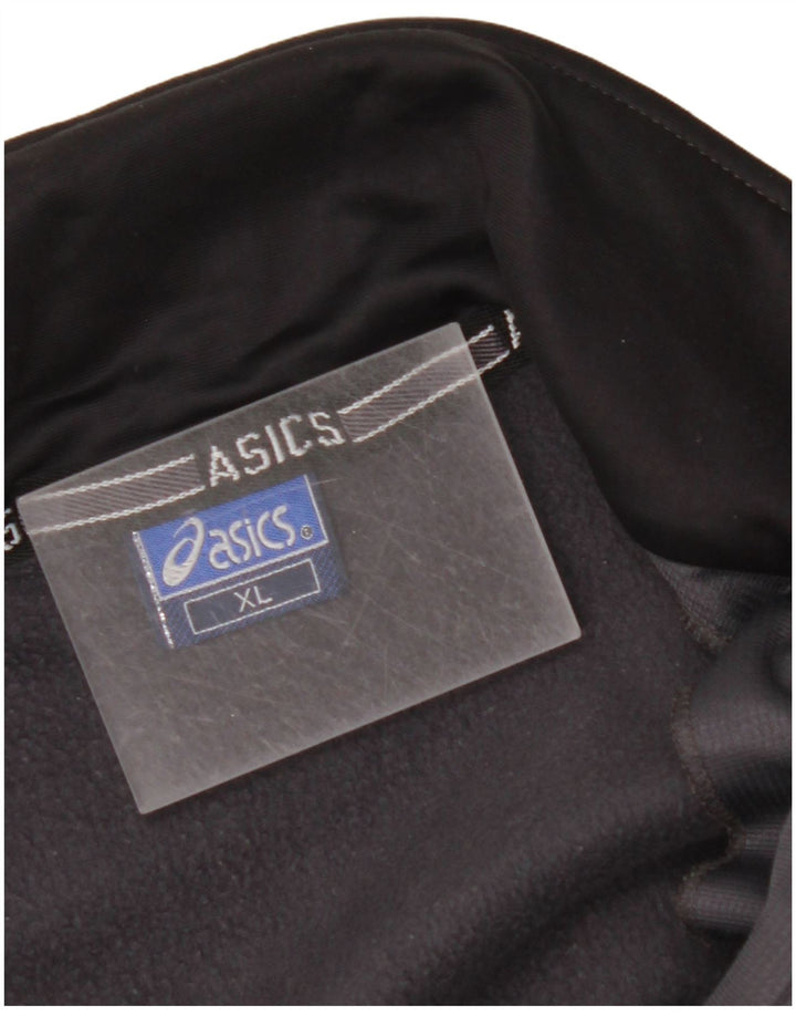 ASICS Mens Graphic Tracksuit Top Jacket XL Grey