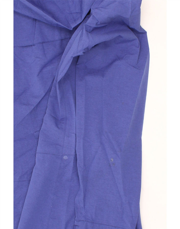 PRANA Womens Hooded Rain Jacket UK 14 Medium Blue Nylon Vintage Prana and Second-Hand Prana from Messina Hembry 