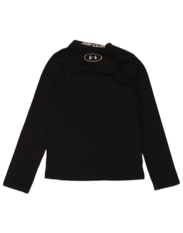 Maglietta Under Armour da ragazzo Cold Gear Graphic manica lunga 6-7 anni XS nera