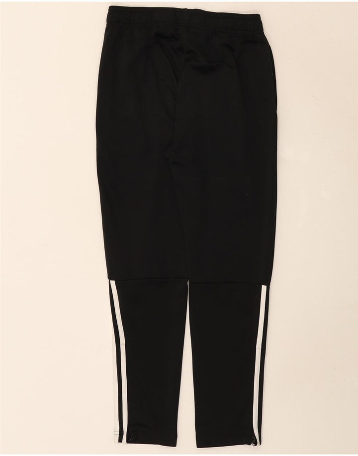 Pantaloni della tuta da ragazzo Adidas 11-12 anni in poliestere nero