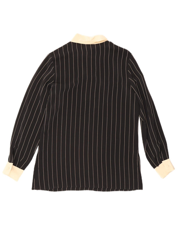 Camicia Pullover Donna Gianfrediani IT 42 Seta Gessata Media Nera