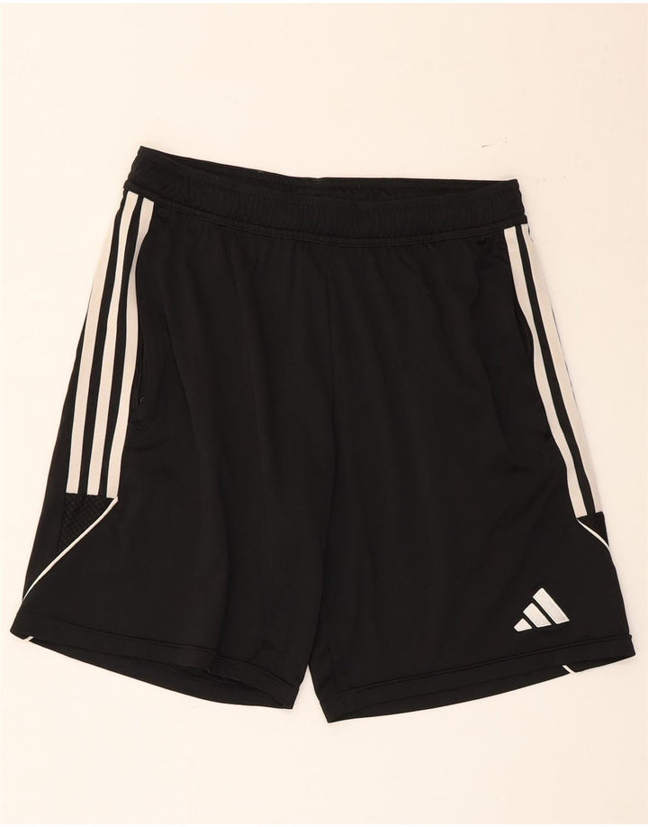 Pantaloncini sportivi ADIDAS Aeroready Regular Fit da uomo in poliestere nero medio