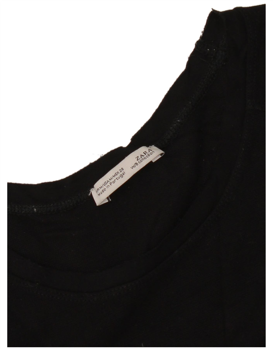 Felpa oversize da donna Zara con maniche a 3/4, taglia UK 14, media, nera