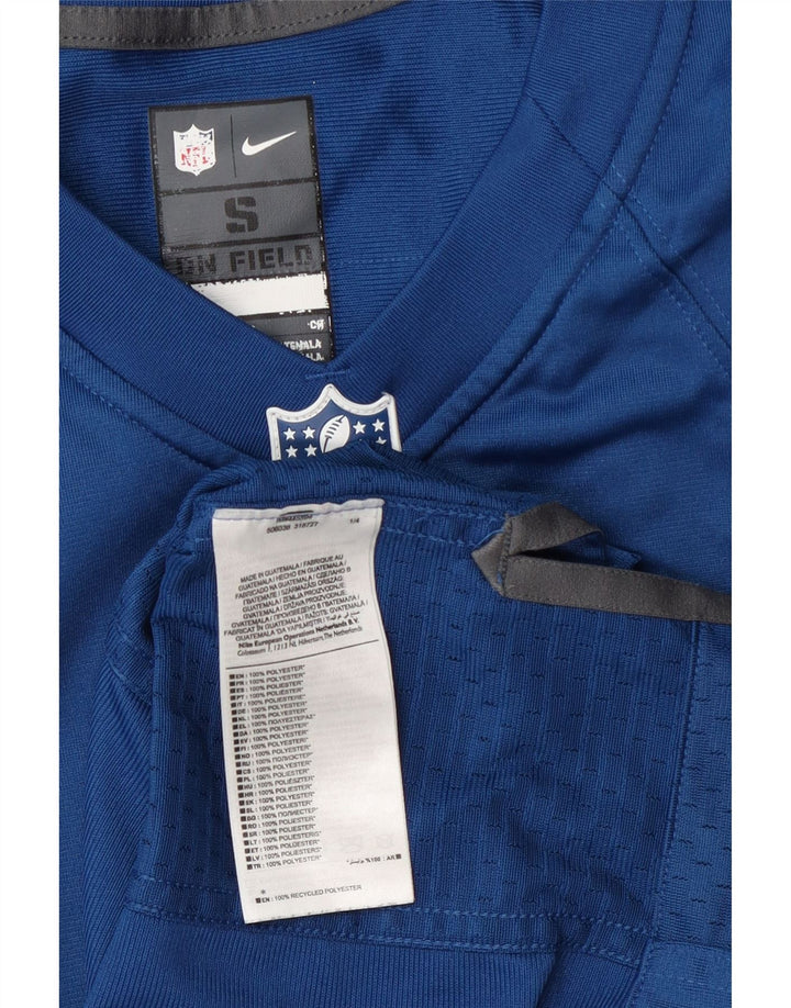 T-shirt grafica da uomo Nike Top piccola in poliestere blu