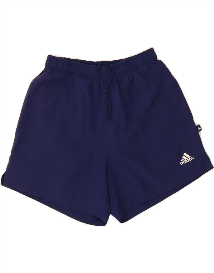 ADIDAS Mens Sport Shorts Medium  Navy Blue Polyester Vintage Adidas and Second-Hand Adidas from Messina Hembry 