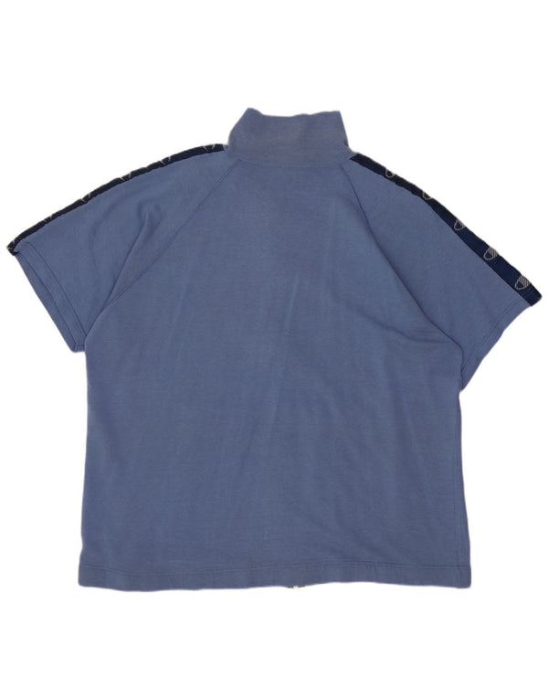 Giacca da ginnastica oversize con grafica Champion da donna UK 16 Large Blu