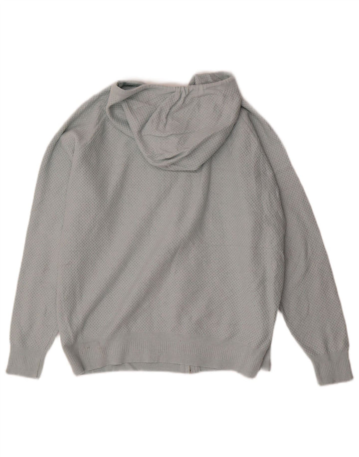Maglione cardigan con cappuccio da donna Marks & Spencer UK 14 Blu medio
