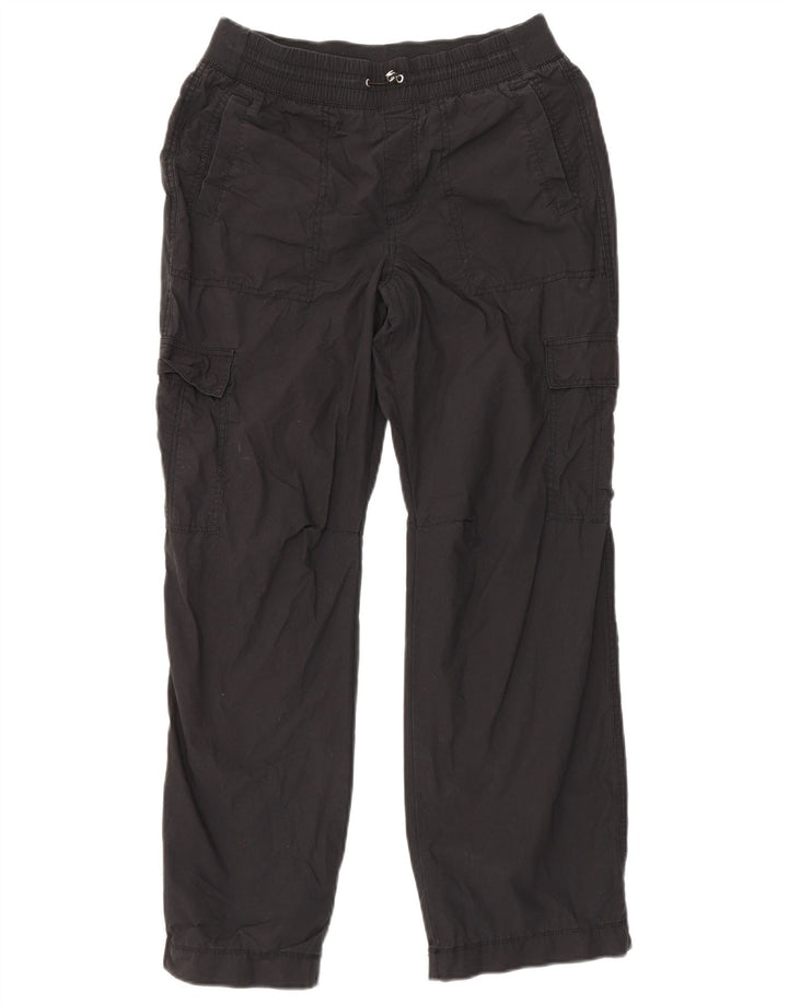 Pantaloni cargo dritti da donna Dkny piccoli W29 L29 cotone nero