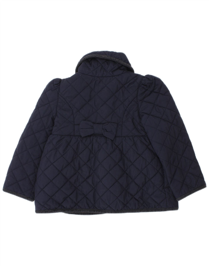 Giacca trapuntata per ragazze Polo Ralph Lauren 2-3 anni in poliestere blu navy