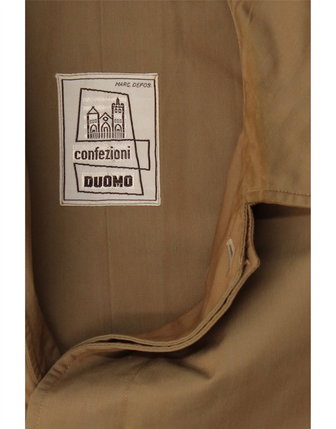 Soprabito vintage da donna con vestibilità ampia con cappuccio IT 40 piccolo beige