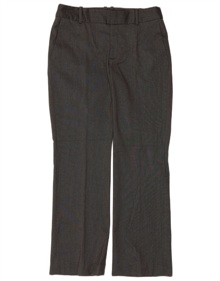 Pantaloni chino dritti da donna Zara EU 40 medi W30 L30 poliestere grigio