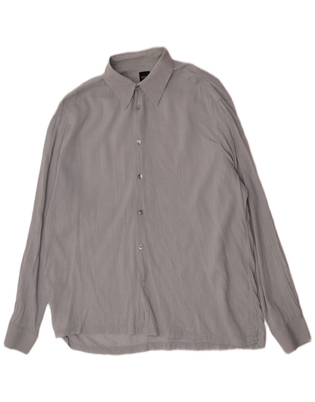 Camicia da uomo Regular Fit Hugo Boss Large in cotone blu