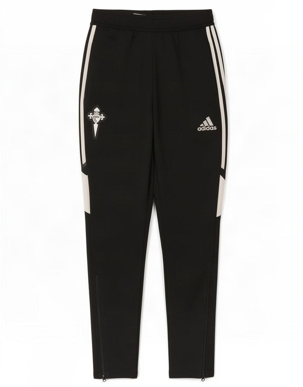 Pantaloni della tuta da donna Adidas Aeroready UK 4 XS Black Colourblock