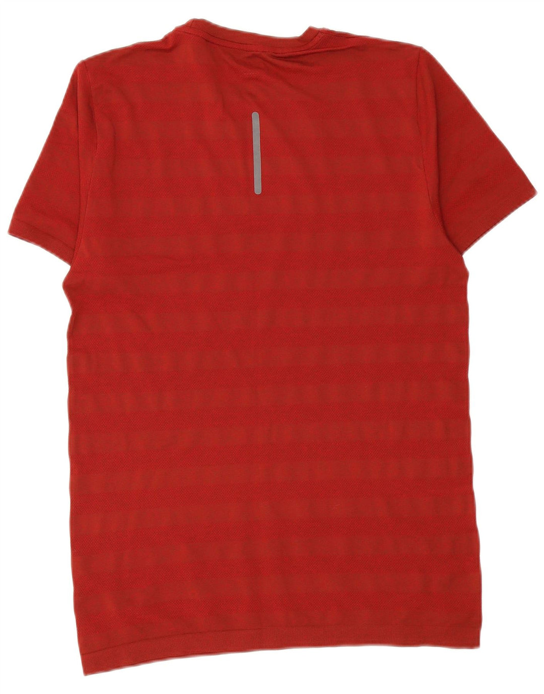 T-shirt ASICS da uomo a righe rosse medie