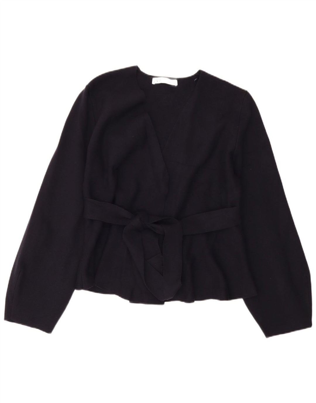 Maglione cardigan da donna Zara UK 10 Small blu navy in poliammide