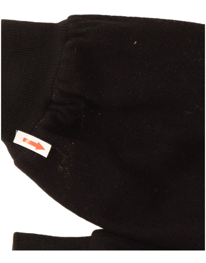 Giubbotto bomber vintage da uomo UK 40 grande lana nera