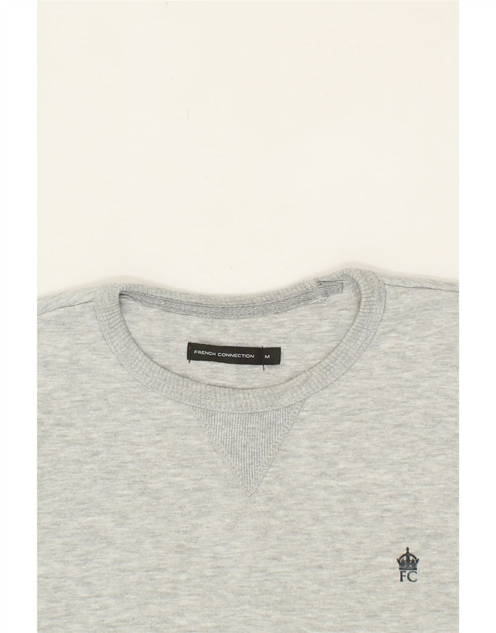 FRENCH CONNECTION Mens Sweatshirt Jumper Medium Grey Cotton Vintage French Connection and Second-Hand French Connection from Messina Hembry 