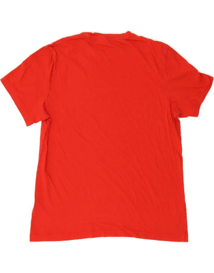 REEBOK Mens Graphic T-Shirt Top Medium Red Cotton Vintage Reebok and Second-Hand Reebok from Messina Hembry 