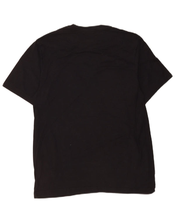 T-shirt grafica da uomo Nike Top in cotone nero medio