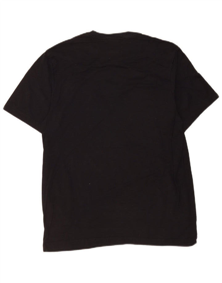 T-shirt grafica da uomo Nike Top in cotone nero medio