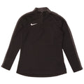 Top della tuta pullover da donna Nike Dri Fit UK 10 Small Black Colourblock