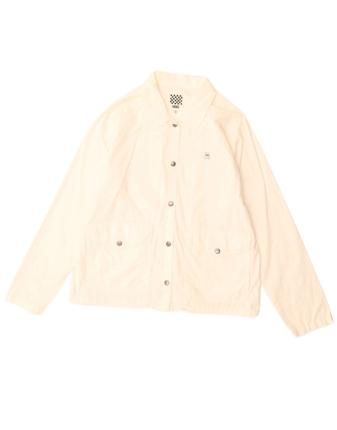 Giacca bomber da donna Vans UK 10 piccola in cotone bianco