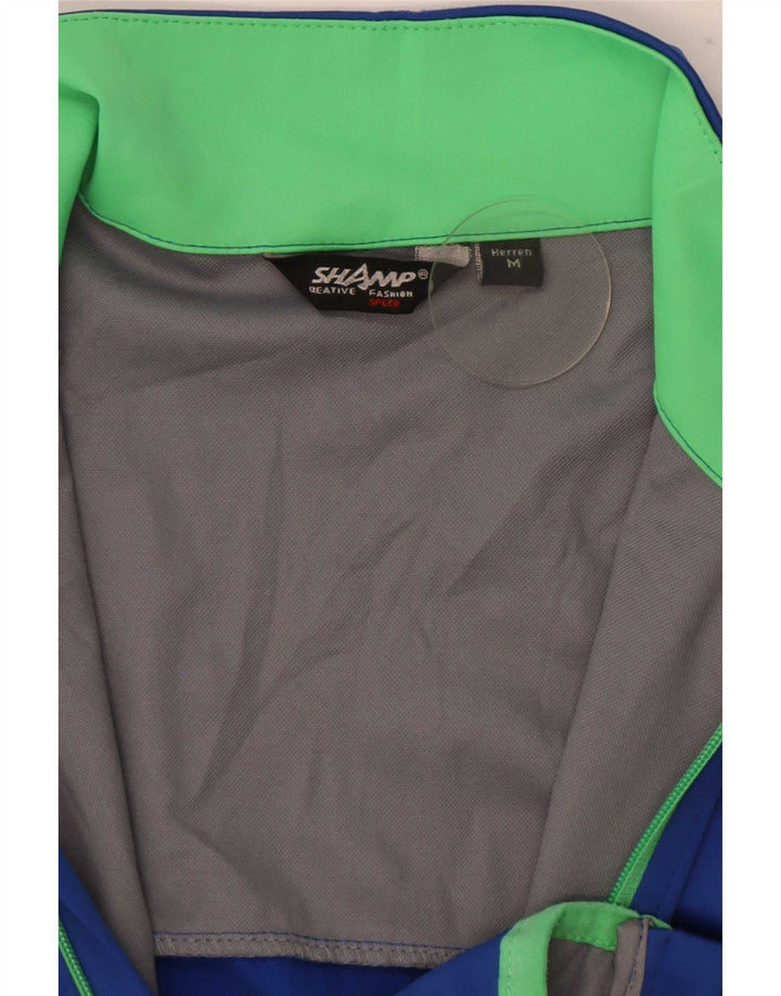 Giacca da tuta da uomo Shamp color block blu medio