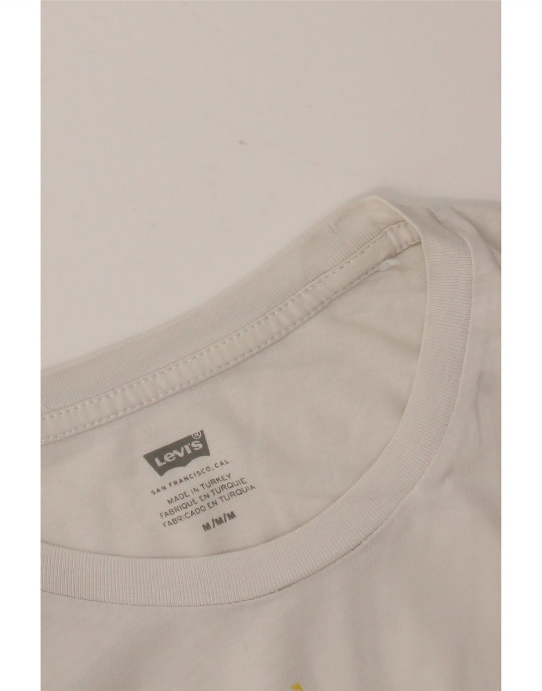 T-shirt grafica da donna Levi's Top UK 14 Medium White