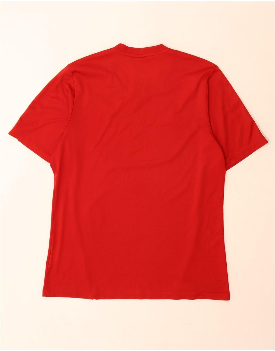 T-shirt da uomo Adidas Top grande rossa in poliestere