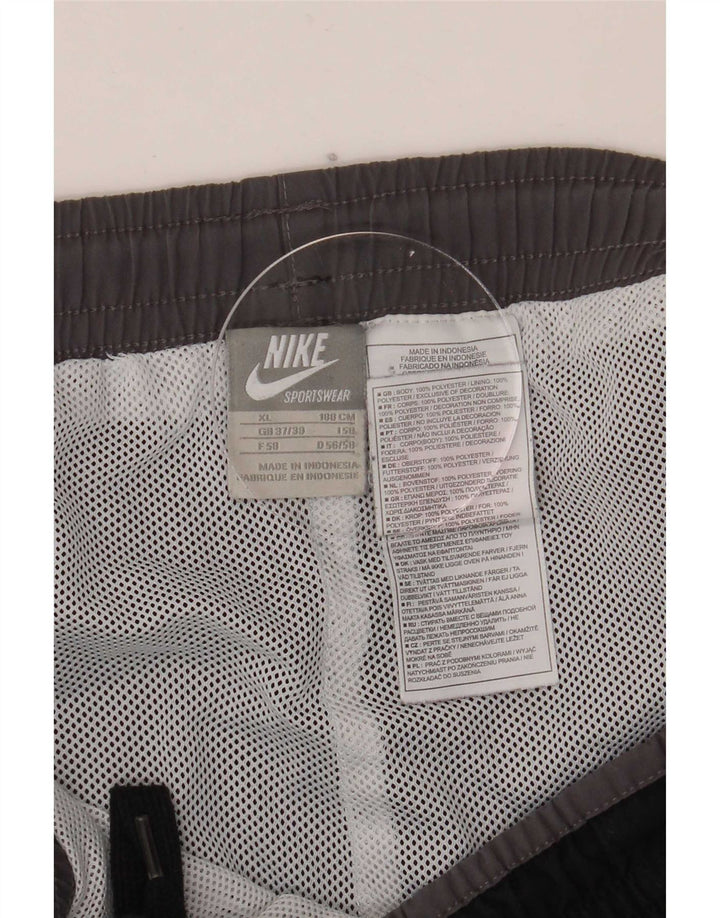 Pantaloni da tuta con grafica Nike da uomo XL poliestere nero