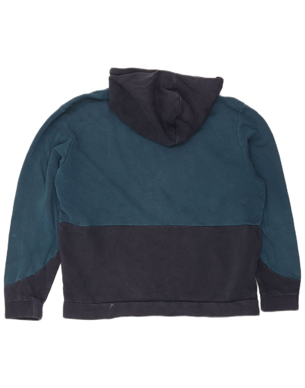 Jack & Jones Felpa con cappuccio grafica da uomo 2XL Cotone a blocchi di colore blu navy