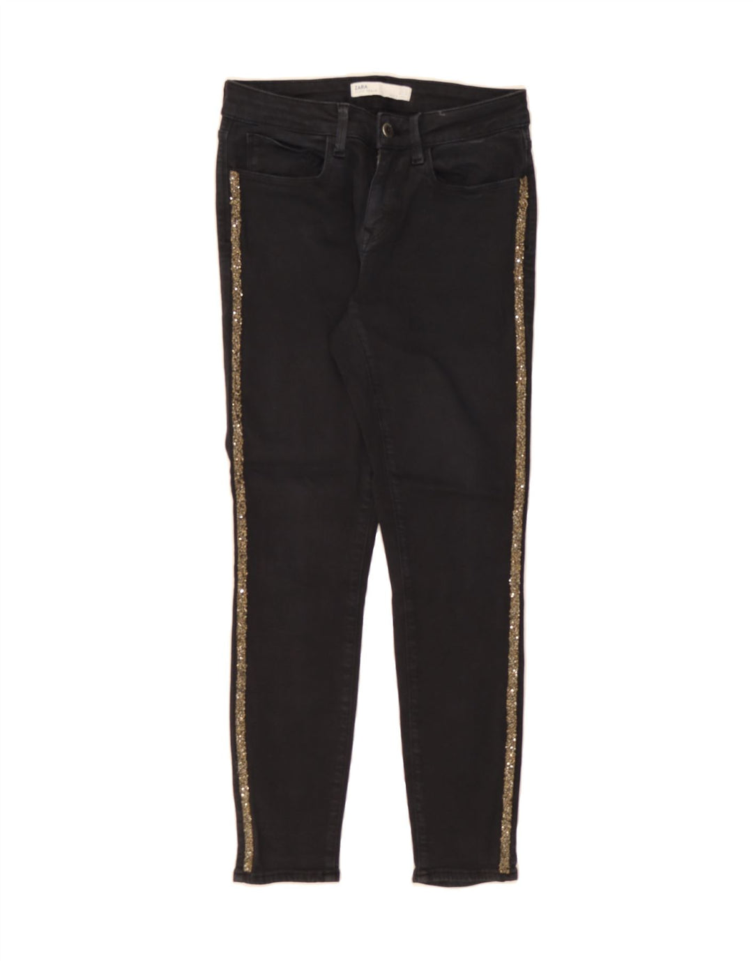 ZARA Womens Skinny Jeans EU 36 Small W26 L27 Black Vintage Zara and Second-Hand Zara from Messina Hembry 