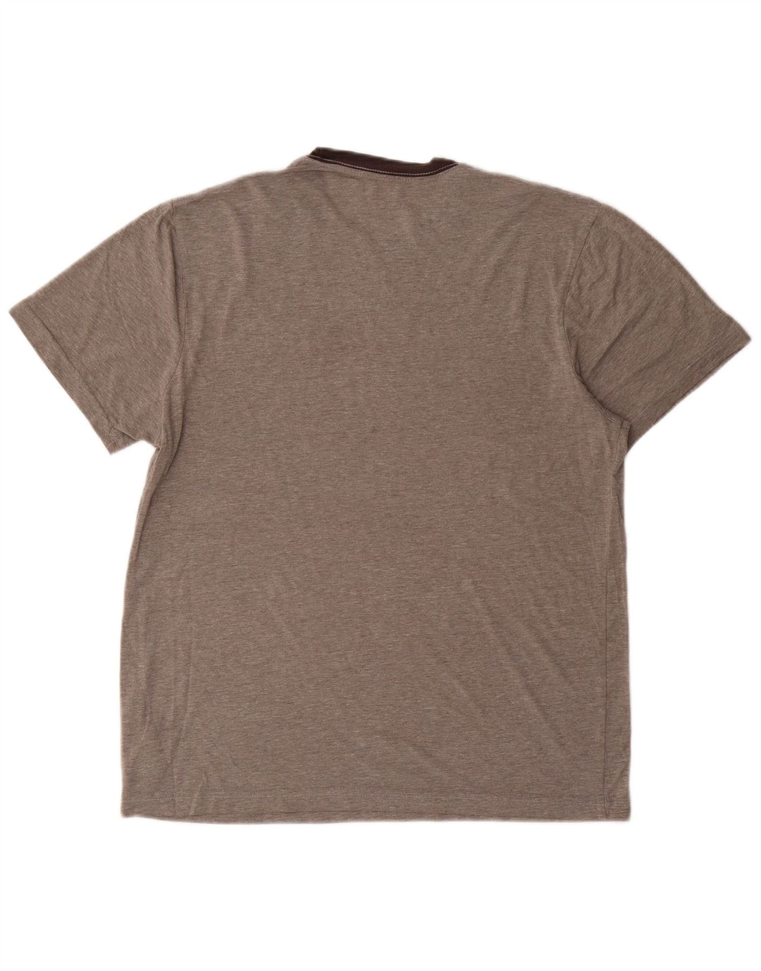 T-shirt grafica da uomo Converse Top Small in cotone color block grigio