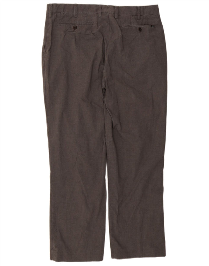 POLO RALPH LAUREN Pantaloni chino dritti vestibilità classica da uomo W36 L30 Grigio