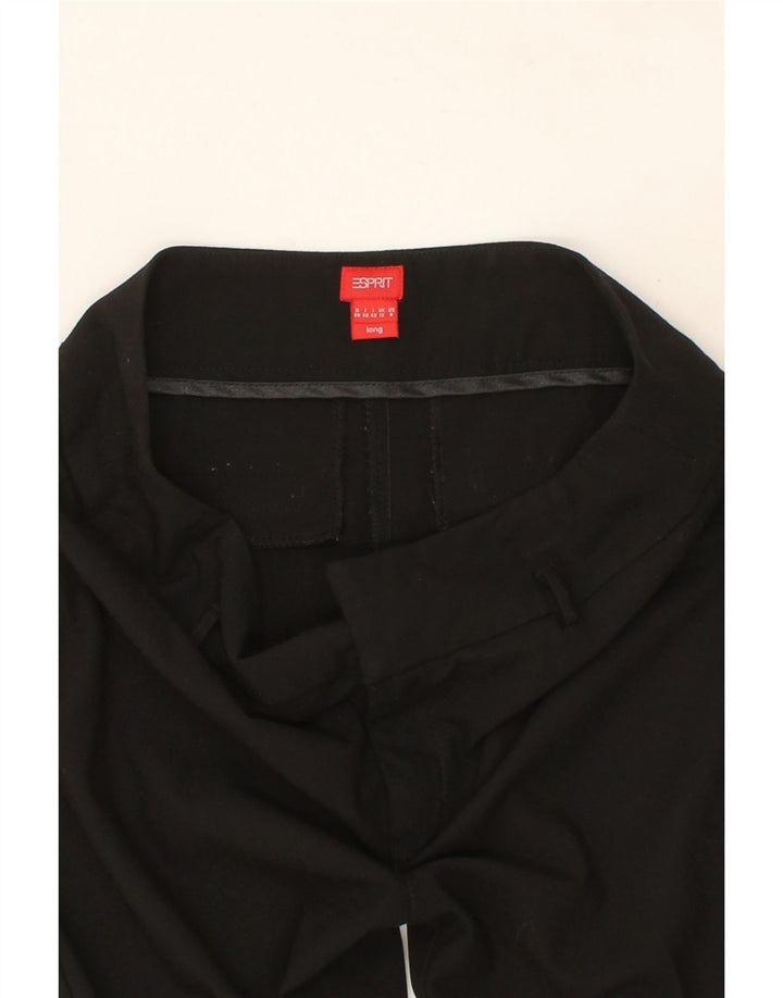 ESPRIT Womens Long Bootcut Casual Trousers UK 12 Medium W30 L34 Black Vintage Esprit and Second-Hand Esprit from Messina Hembry 