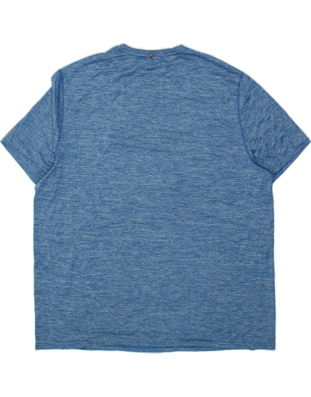 RUSSELL ATHLETIC Mens T-Shirt Top 2XL Blue Flecked Polyester Vintage Russell Athletic and Second-Hand Russell Athletic from Messina Hembry 