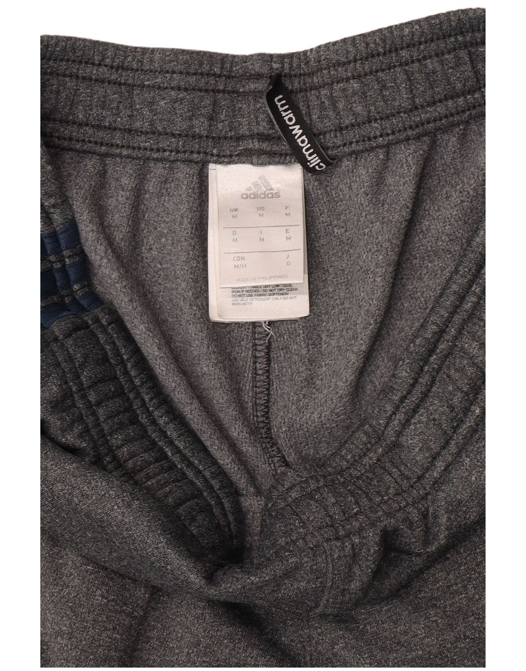 Pantaloni da jogging Adidas Climawarm da uomo in poliestere grigio medio