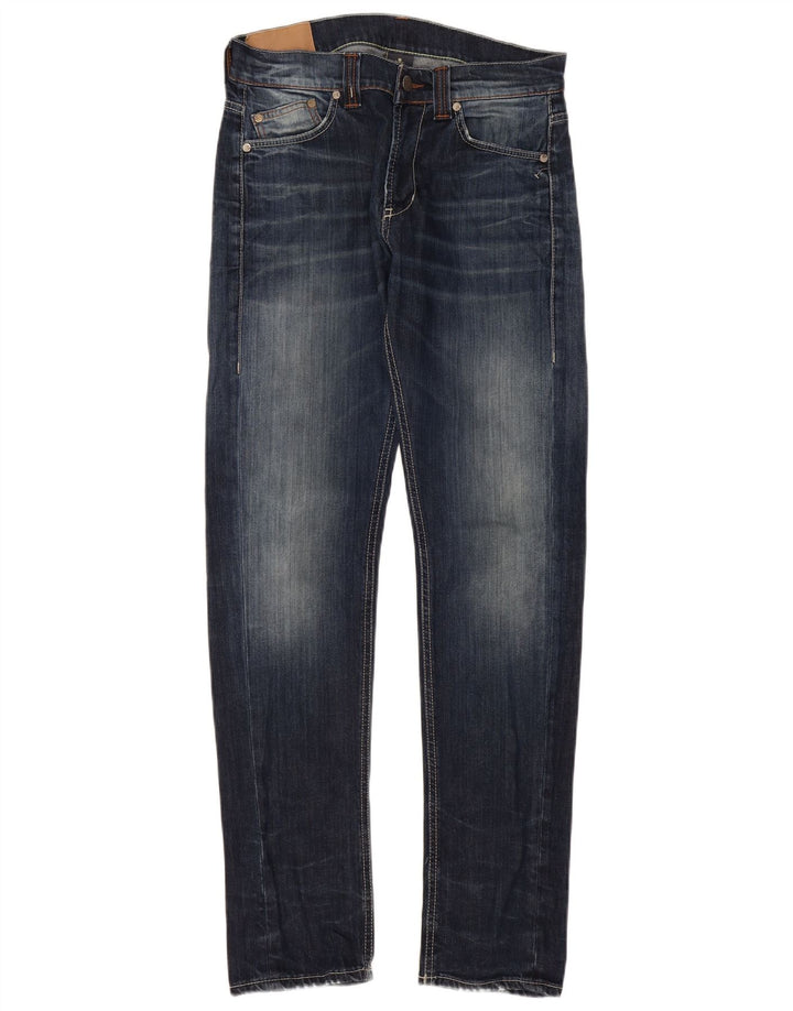Jeans dritti da uomo DONDUP W33 L33 in cotone blu navy