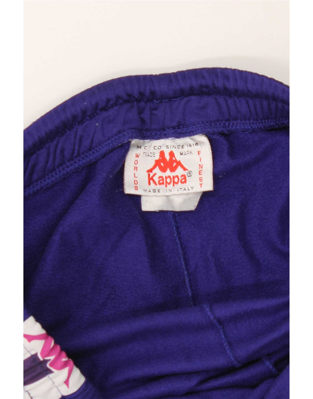 Pantaloncini sportivi grafici da uomo Kappa grandi in poliestere color block viola