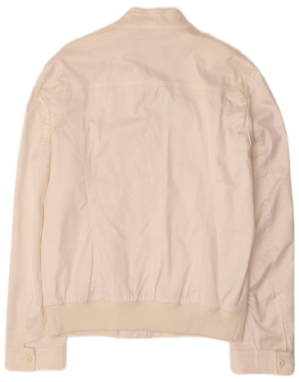 Giubbotto bomber da uomo ICEBERG UK 44 2XL Cotone bianco