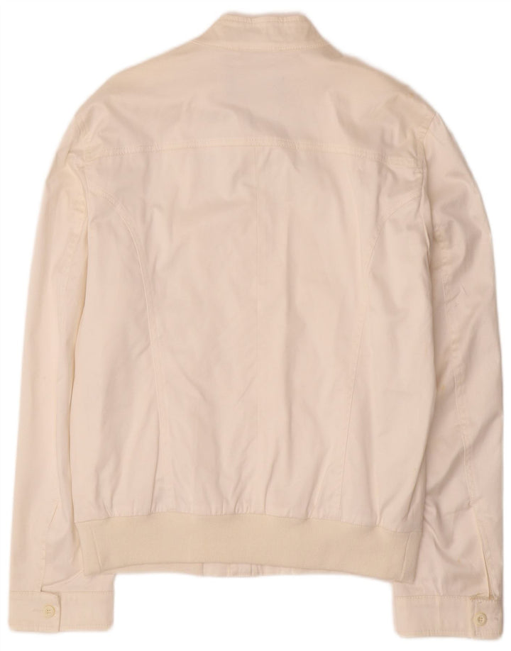 Giubbotto bomber da uomo ICEBERG UK 44 2XL Cotone bianco