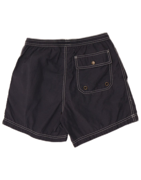 Pantaloncini da bagno grafici da uomo Jack Wills XS in cotone blu navy