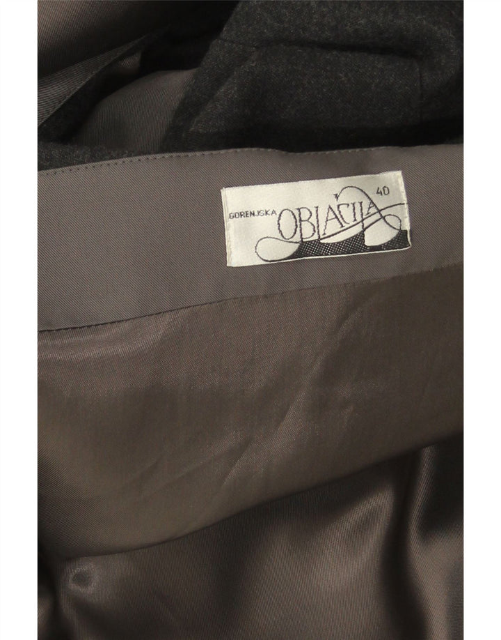 Soprabito oversize da donna VINTAGE EU 40 Lana grigio medio